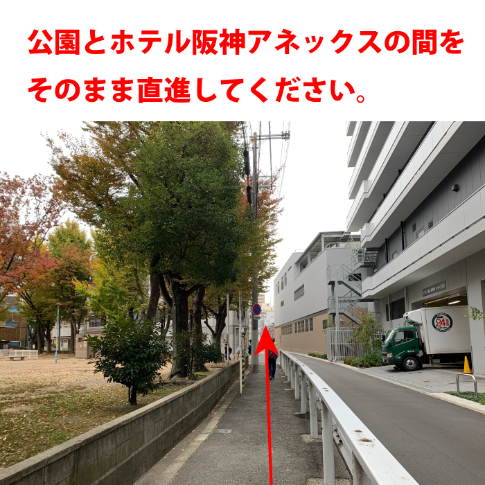 JR福島駅改札を出て右へ